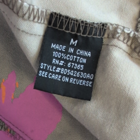 Camouflage BB Dakota Denim Style Short Sleeve Jean Jacket M            F157 - Picture 7 of 8